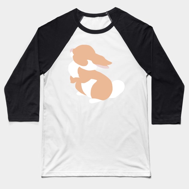 Little Girl Bunny Baseball T-Shirt by beefy-lamby